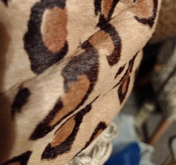 ERIC JAVITS FUR BERET LEOPARD PRINT. - Picture 2 of 10